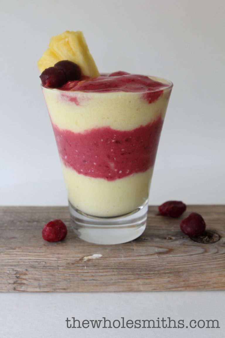 Pineapple Cherry Smoothie or Cocktail The Whole Smiths