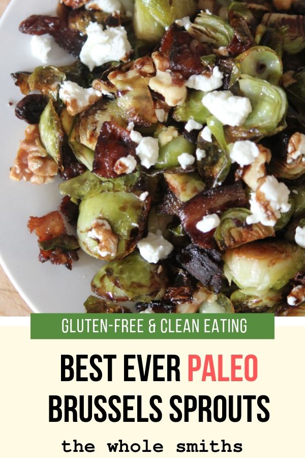 paleo roasted brussels sprouts pinterest graphic 