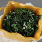 Creamed Kale from the Whole Smiths. A great dairy-free alternative to creamed spinach. Paleo friendly, gluten-free and Whole30 compliant.