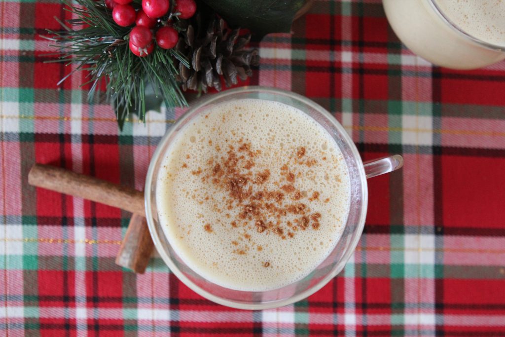 Dairy-free egg nog from the Whole Smiths. It tastes like the real deal!!! Paleo-friendly.