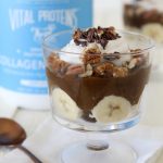 Avocado Chocolate Mousse Parfait from the Whole Smiths. Crazy easy to make, a hit with the kids and paleo friendly.