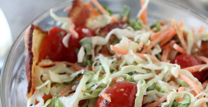 BLT Cole Slaw from the Whole Smiths. Such an easy recipe and easy to make Whole30 compliant. Paleo-friendly and gluten-free.