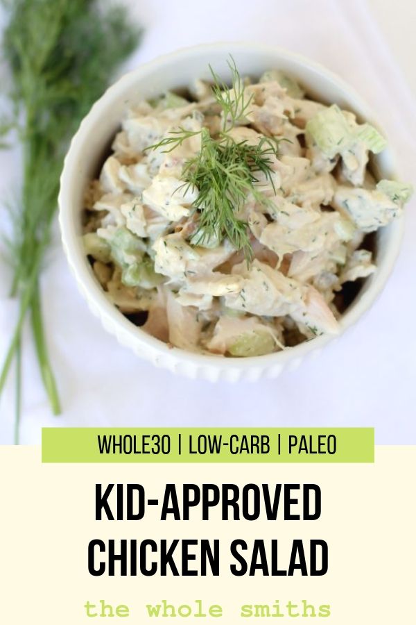 Chicken Salad Pinterest Graphic