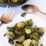 Double crisped and zesty! The perfect way to cook your brussels sprouts. Gluten-free, paleo, vegetarian, and Whole30 compliant.