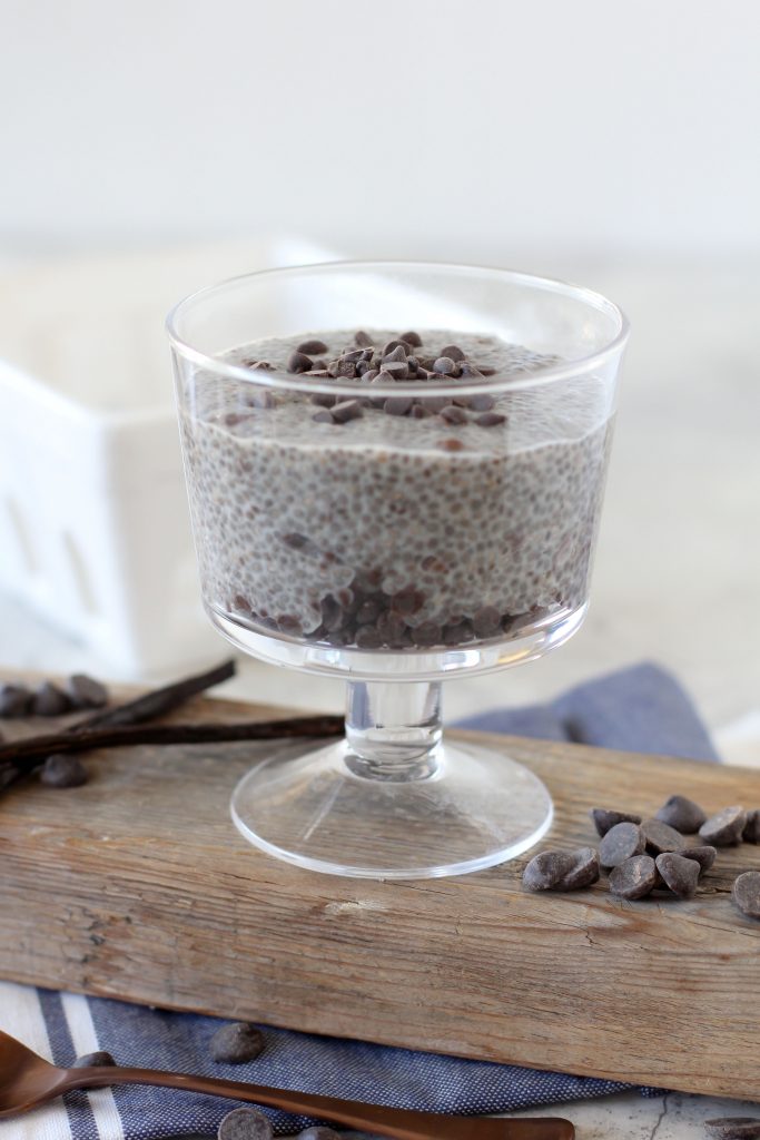 This Chocolate Chip Chia Pudding from the Whole Smiths is the perfect treat for everyone. It's paleo friendly, gluten-free, vegan and vegetarian. 