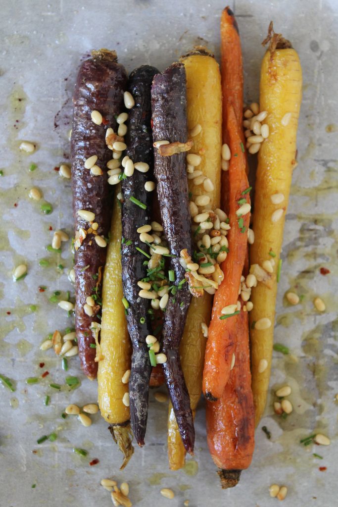 Roasted Carrots + Pine Nuts from the Whole Smiths. Paleo-friendly, gluten-free and Whole30 compliant. A MUST make!