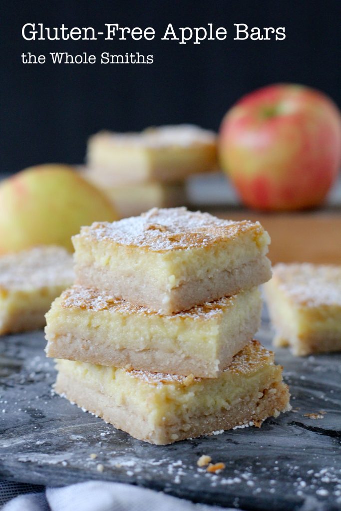 healthy apple bars - Pinterest Graphic 