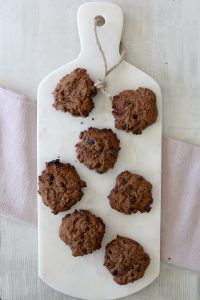 These Grain-Free Cherry Chocolate Cookies from the Whole Smiths will knock your socks off. A wholesome easy-to-make snack that's perfect to pack on-the-go.