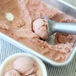 A dairy-free ice cream from the Whole Smiths made with simple, whole ingredients. Loaded with fresh strawberries and a touch of honey. Perfect for hot summer nights!