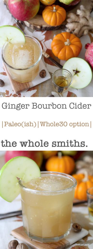 An easy-to-make Ginger Bourbon Cider cocktail that's perfect for your Thanksgiving guests along with a full Thanksgiving spread brought to you in collaboration with my friends at Whole Foods Market.