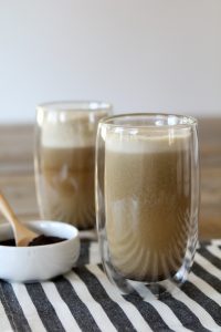 An easy-to-make paleo Mocha Protein Shake recipe from The Whole Smiths. This tasty shake makes a great compliment to your breakfast or any post-workout.