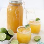These Mason Jar Margaritas from The Whole Smiths are the perfect treat to take along for any occasion.