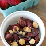 This recipe uses fresh California strawberries and is not only delicious but easy to make. So easy that the kids can make this for you! Gluten-free & paleo!