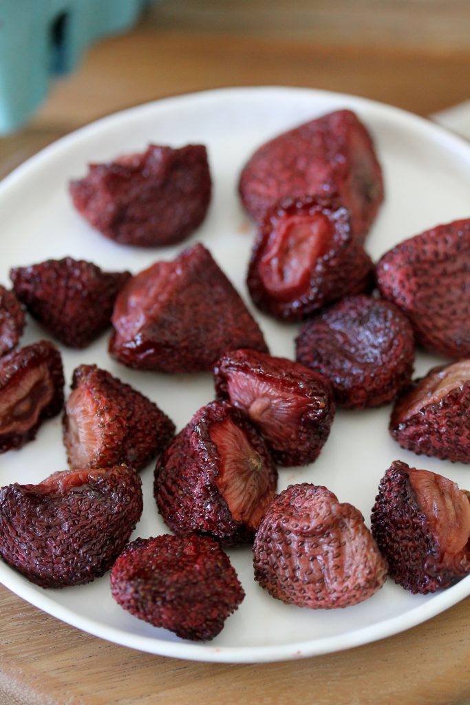 This recipe uses fresh California strawberries and is not only delicious but easy to make. So easy that the kids can make this for you! Gluten-free & paleo!