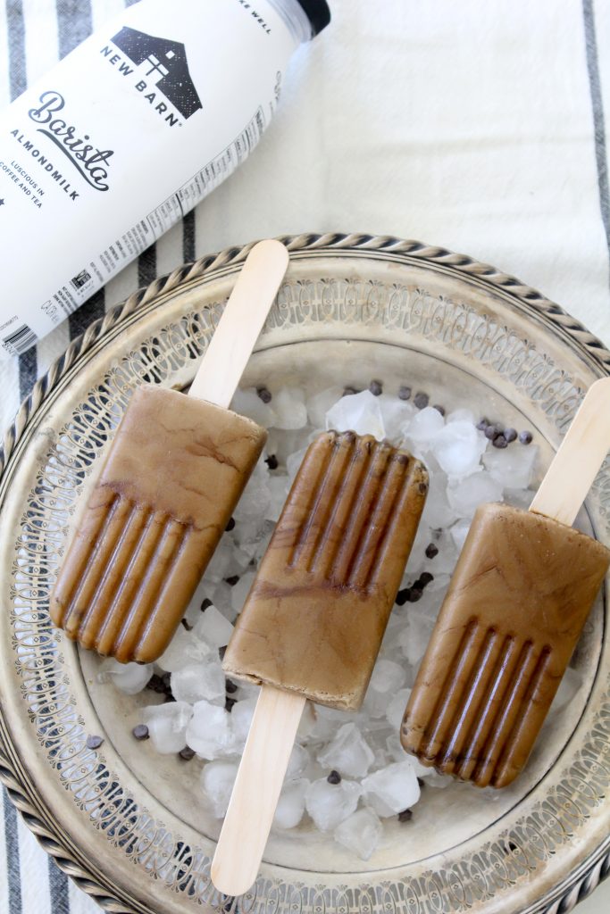 These Dairy-Free Espresso Chip Ice Pops from The Whole Smiths are the summer treat you can feel good about enjoying! Dairy-Free and paleo.