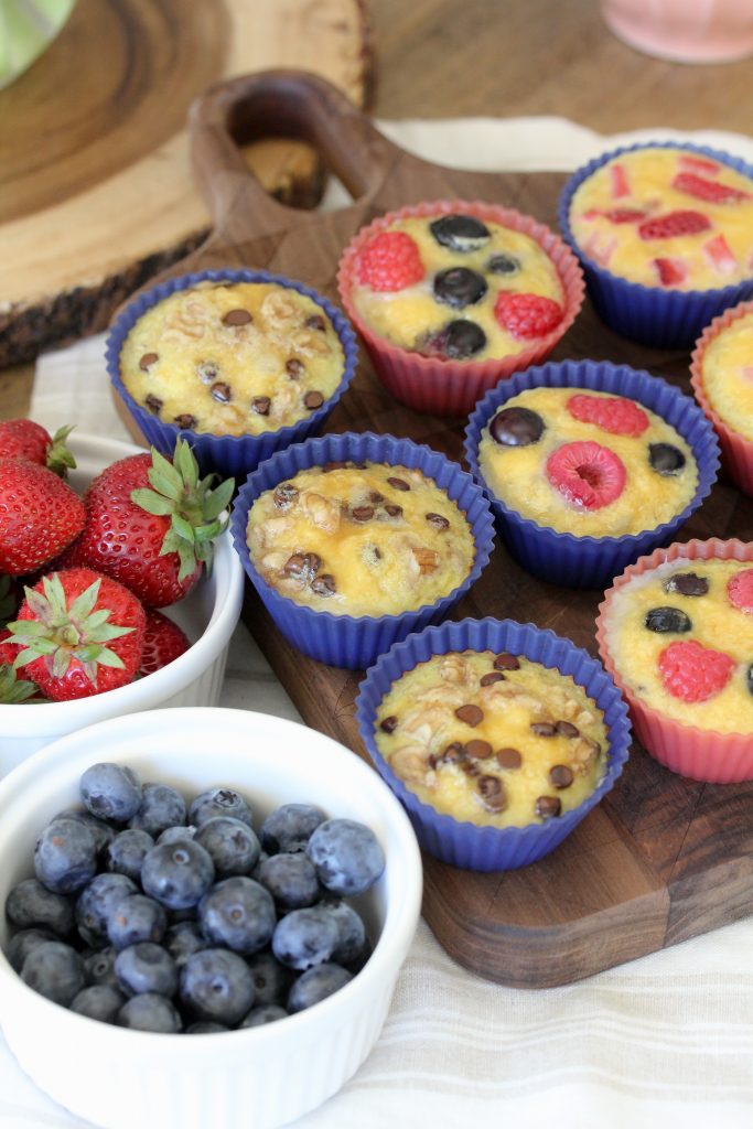 Banana Egg Muffins from The Whole Smiths. Easy, portable and the PERFECT breakfast. Paleo, grain-free, dairy-free, and delicious!