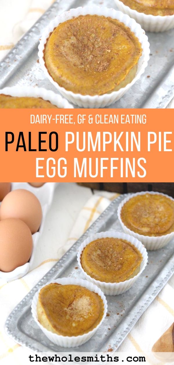 Paleo Pumpkin Pie Egg Muffins