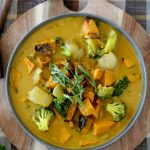 This Pumpkin Curry from The Whole Smiths is the perfect balance of traditional spices and seasonal delight. It's paleo, Whole30, and even vegan. 