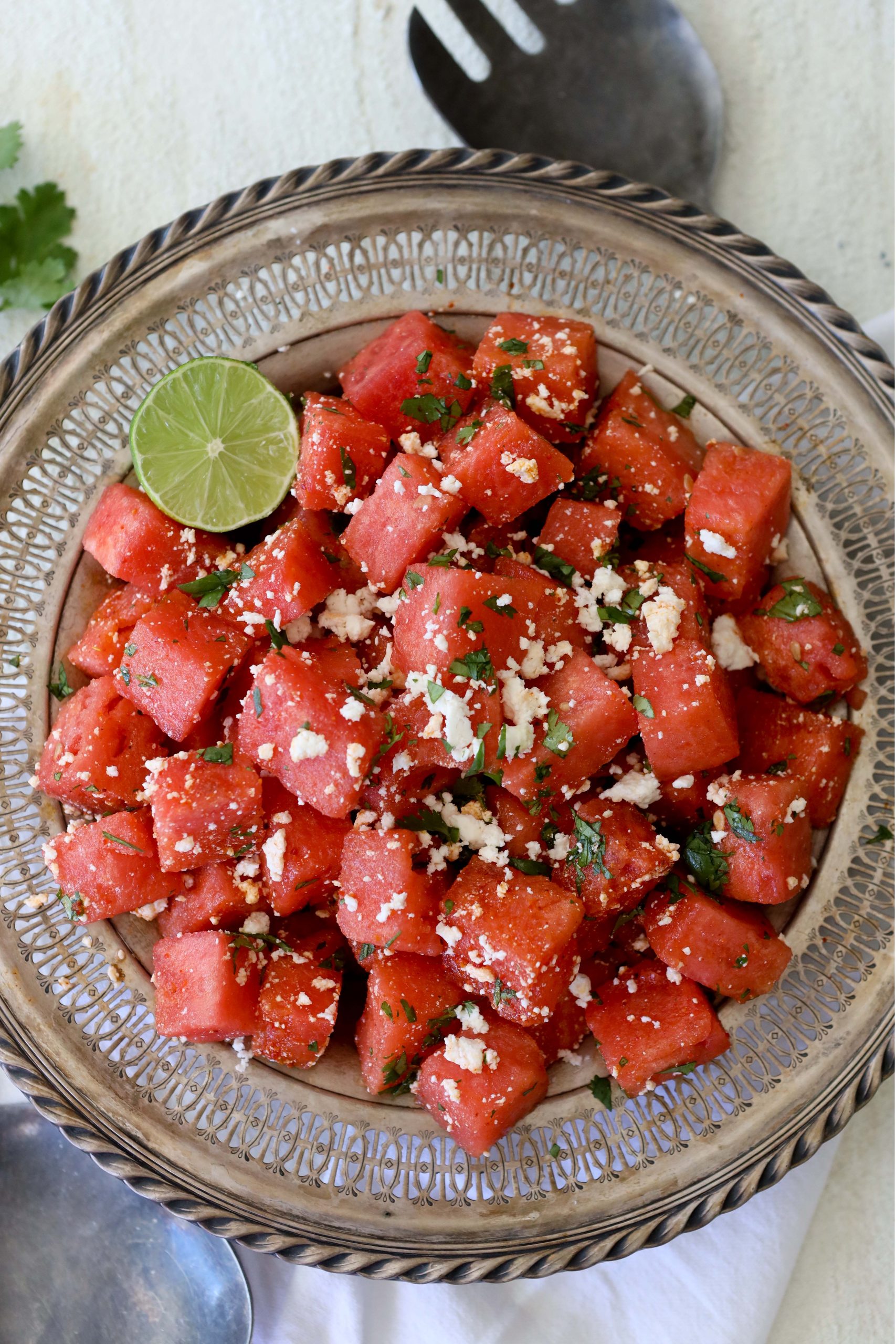 Chili Lime Watermelon Salad