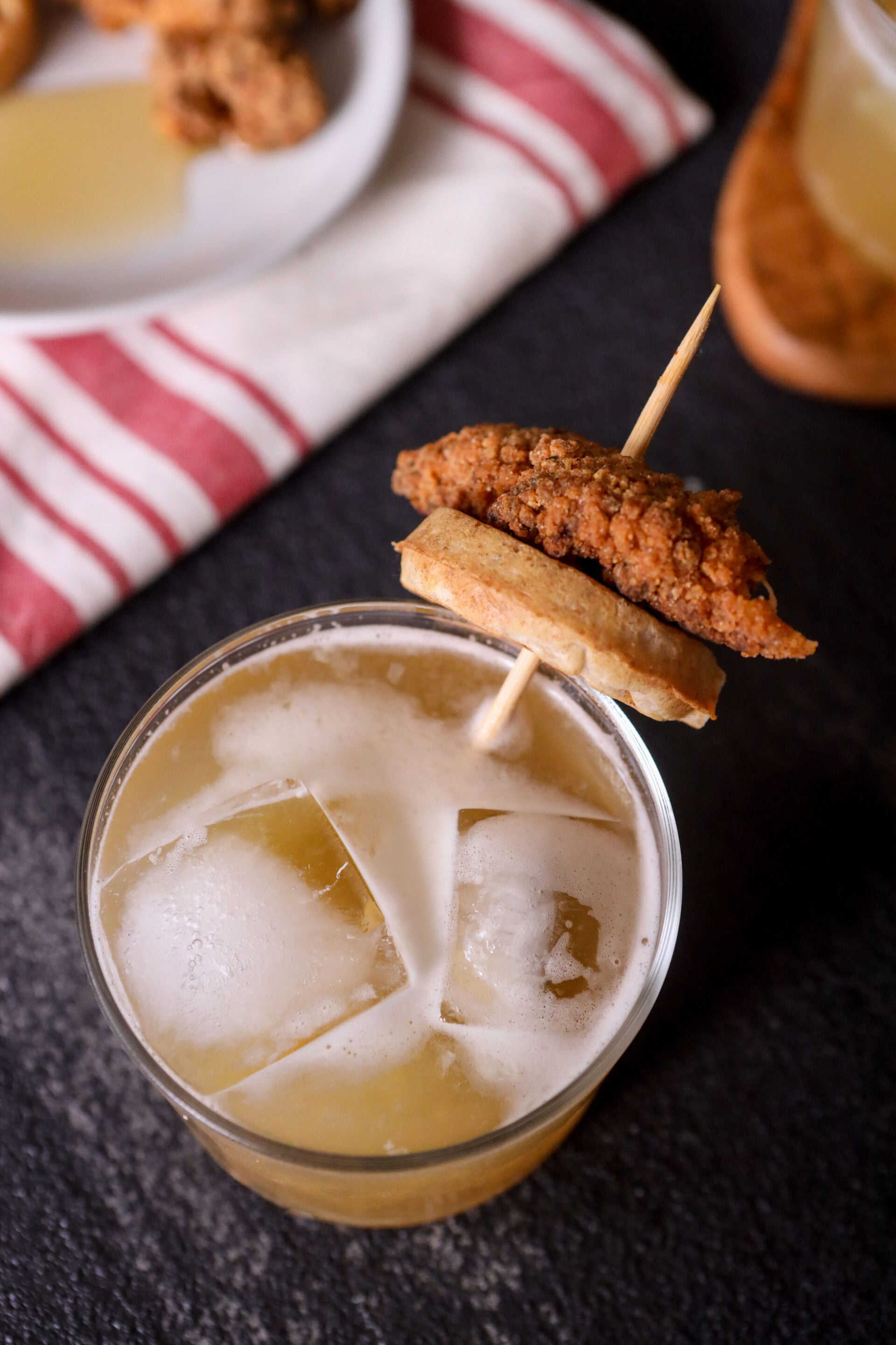 Chicken + Waffle Cocktail - The Whole Smiths