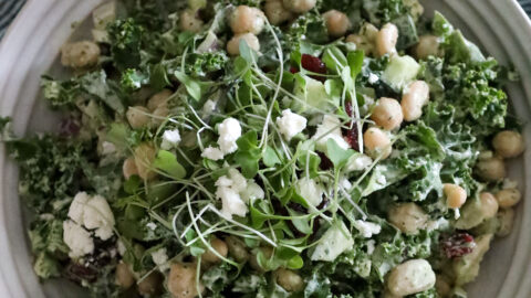 Green Goddess Kale + White Bean Salad Green Goddess Kale + White Bean Salad
